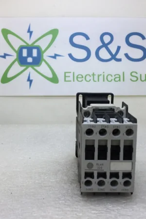 GE General Electric RL4RD022T 20 Amp 250 VDC Overload Contactor Relay with 24 VDC Coil Top Rated