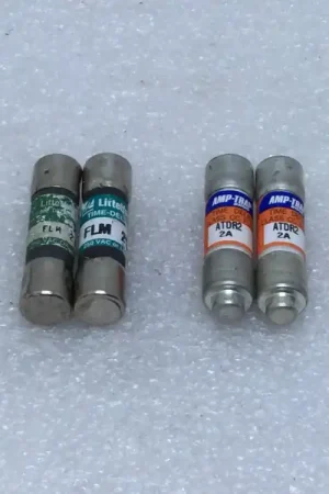 (Lot of 4) Ferraz/Shawmut Amp Trap ATDR2/Littlefuse FLM 2 2 Amp 600V Current Limiting Time Delay Fuse Class CC Professional Grade